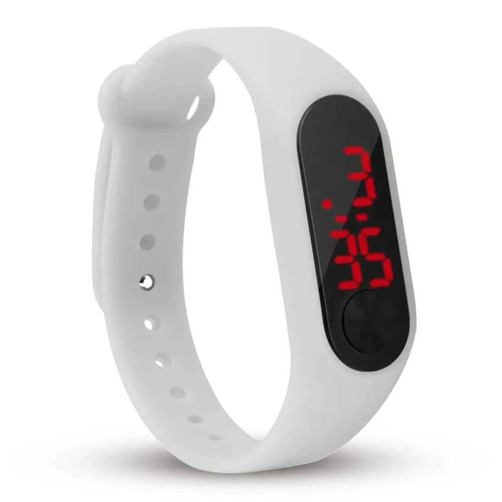 

Led Sports Kids Pu Electronic Digital Bracelet Wristwatches Unisex Stylish For Daily Wear Creative Gift