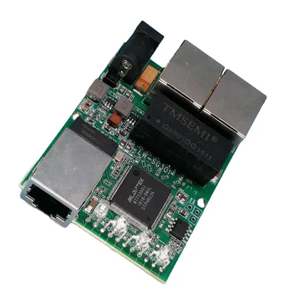 DC Type 2 порта 3 порта гигабитный коммутатор с широким напряжением 5-18 в сетевой коммутатор Module1000M передача SG301 - Цвет: DC Type