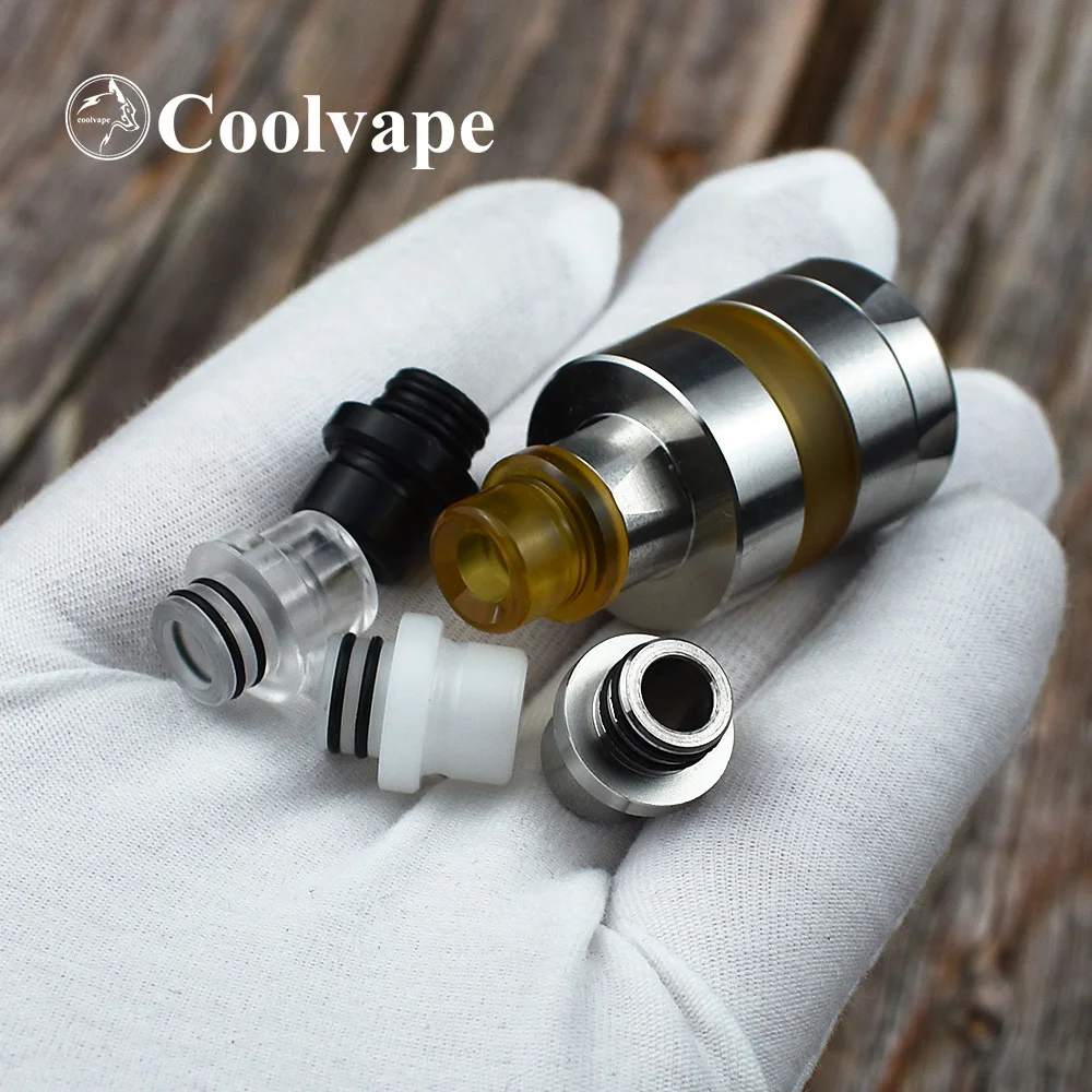 

coolvape SteamTuners T9 510 drip tip for 510 Vape Vaporizer RTA RDA RDTA Atomizer Fit BSKR Berserker V1.5 V2 MTL kayfun lite rta