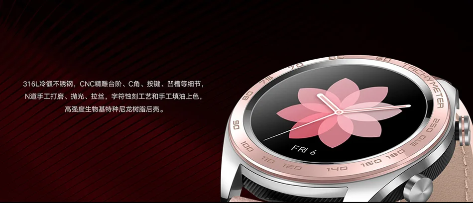 Оригинальные huawei Honor Watch Dream Edition керамические Ver уличные умные часы Гладкий тонкий длинный аккумулятор gps научный тренер Amoled