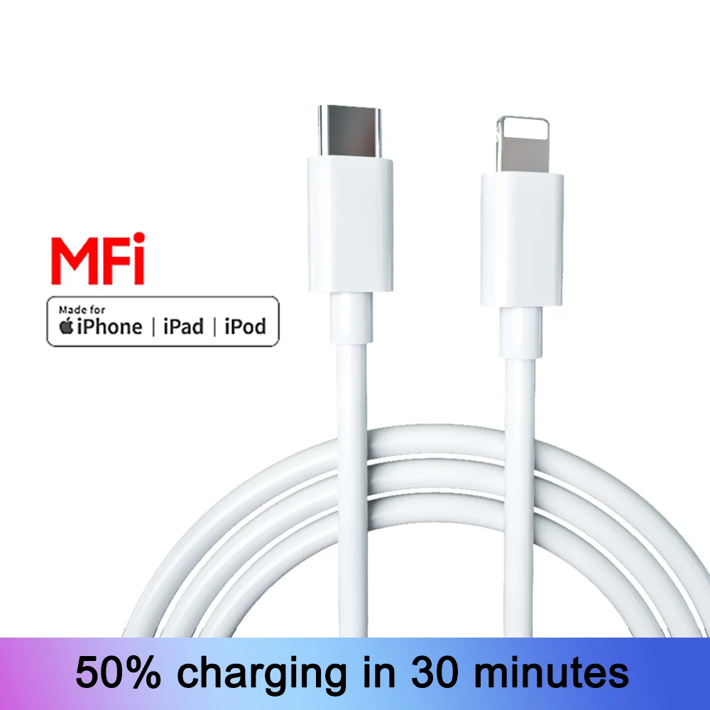 

USB C Port to Light-ning Cable for iPhone X XS XR 8P 8 7 18W PD Fast Charging USB Type C Cable Data Cable for Macbook USB Cord