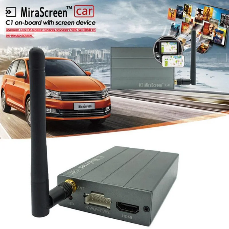 Mira экран C1 автомобильный Домашний Беспроводной HDMI Android tv stick Miracast Airplay приемник Wifi ключ зеркальный экран стример литой для iOS