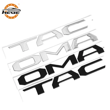 

Car 3D ABS Emblem Badge chrome Letters sticker for Toyota TACOMA 2016 2017 2018 2019 2020 Car rear Trunk stickers accessories
