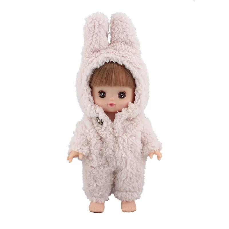 Прекрасный полосатый комбинезон для 25 см Mellchan Baby Doll Одежда Аксессуары