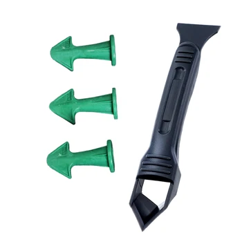 

4Pcs/Set Caulk Nozzle and Scraper Set Caulk Remover Sealing Caulking Manual Tool Kit