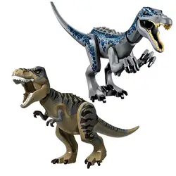 Тяжелый коготь Плуто Дракон тираннозавр рекс indominius diloposaurus динозавр Юрского периода строительные блоки кирпичи игрушки для детей