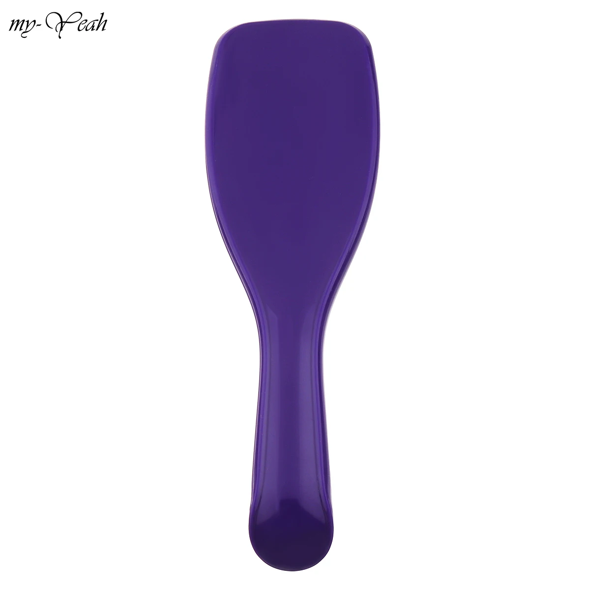 purple Профессиональный массажный гребень для волос, золотистый, синий, Антистатическая щетка для волос, весло для головы, массажер для волос, инструмент для ухода за волосами - Цвет: purple