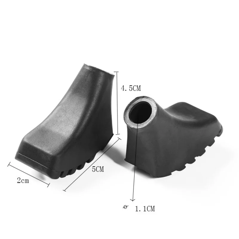 

10Pcs/Set AnClimbing ti-Slip Stick Tips Rubber Walking Pole Head Cover Protector Replacement Accessories