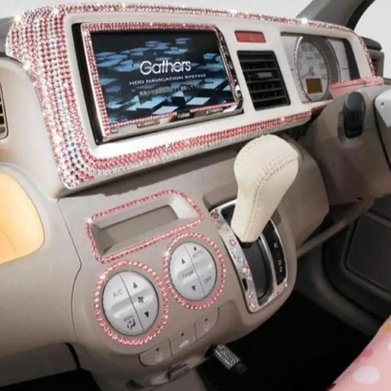 DIY Украшение Автомобиля акриловая наклейка 3 мм Кристалл Алмаз самоклеющиеся