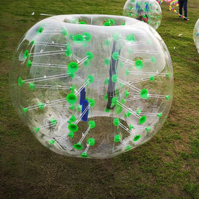 Details about   65 x 48 cm PVC Bumper Bubble Balls Inflatable Body Zorb Soccer Play Fun Game Toy 