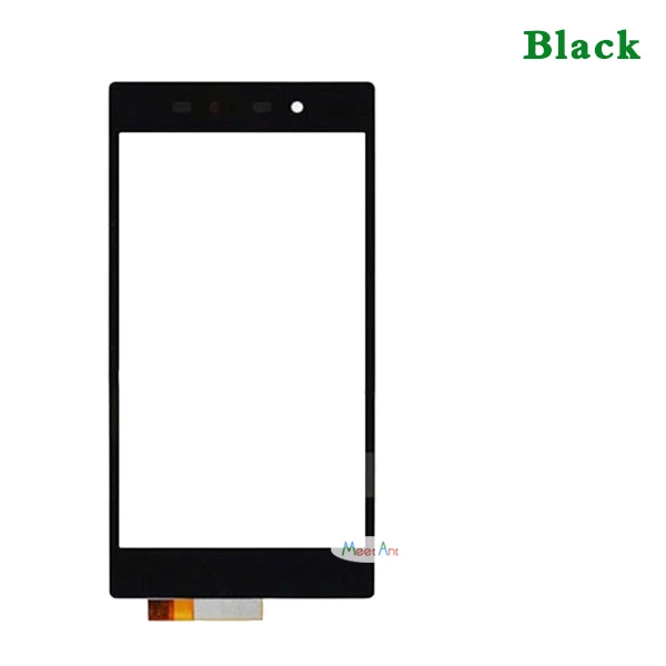 Высокое Качество 5," для sony Xperia Z1 L39 L39H C6902 C6903 сенсорный экран дигитайзер Переднее стекло объектив сенсорная панель - Цвет: Черный