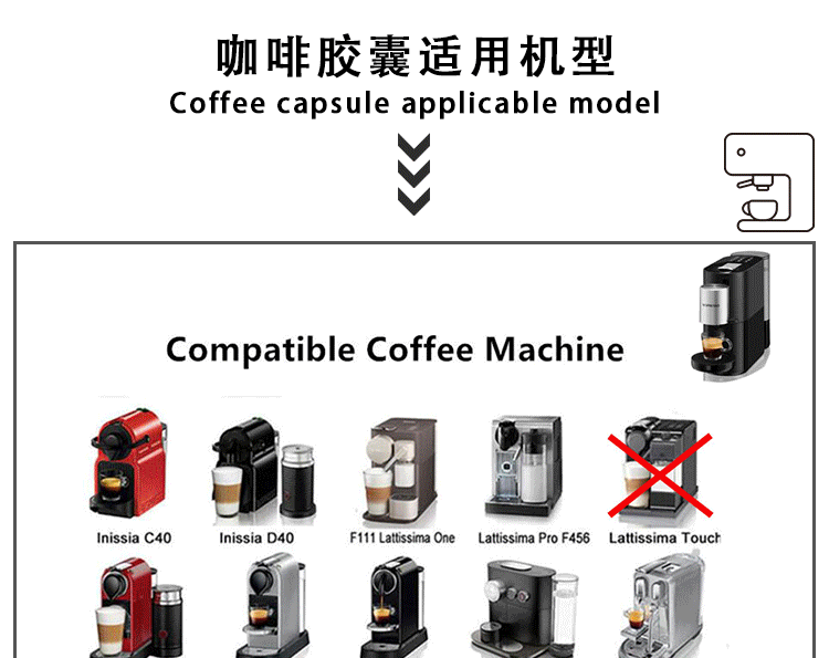 ネスプレッソコーヒーカプセル,再利用可能,ネスプレッソポッド