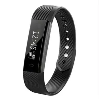 

HOT ID115 Smart Wristband Bluetooth 4.0 Fitness Tracker Heart Rate Watch Step Counter Sleep Monitor Sport Smart Bracelet Band