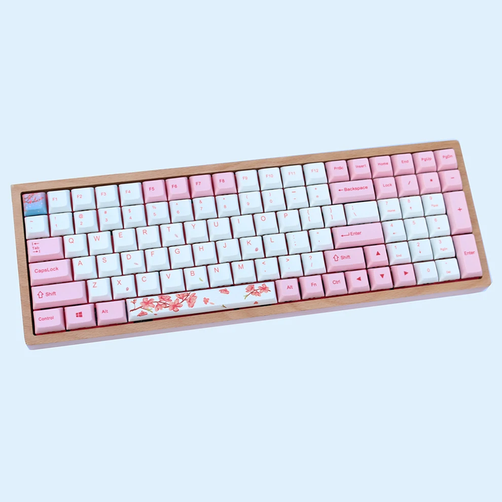 RGB96 механическая клавиатура DIY ЧПУ Алюминий Gateron Kailh Cherry MX переключатели чехол