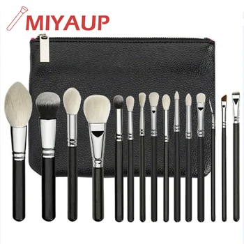 

Miyaup Top Selling On USA Makeup Brushes 15 Pcs Classic Cosmetics Make up Brush High Tech Quality Synthetic Hair Makeup Brushes