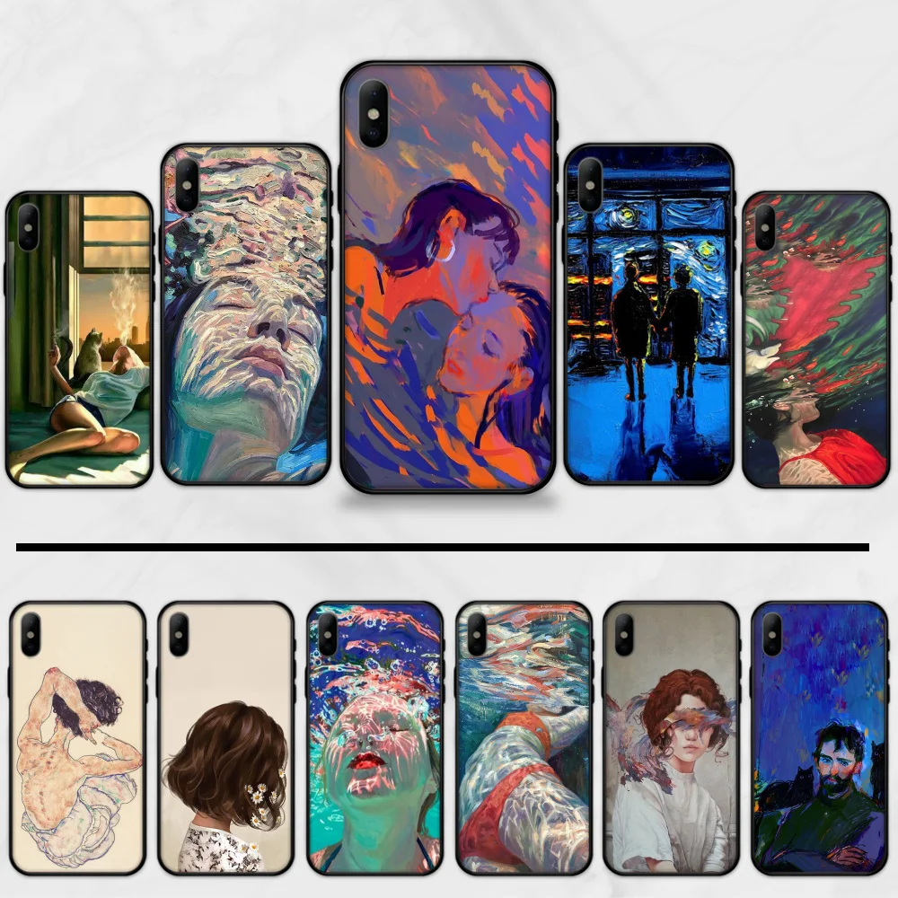 Покраска милый телефон чехол для iPhone 5 5S SE 5C 6 6S 7 8 plus X XS XR 11 PRO MAX|Чехлы-накладки| |