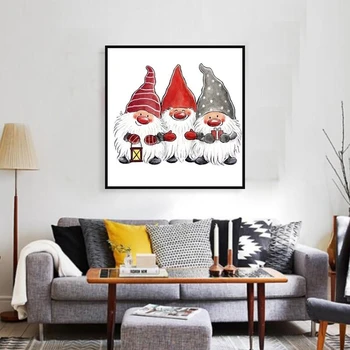 

5D Diamond Painting Santa Claus Painting with Diamonds Cross Stitch Full Square Diamond Mosaic Christmas Diamond Embroidery Gift