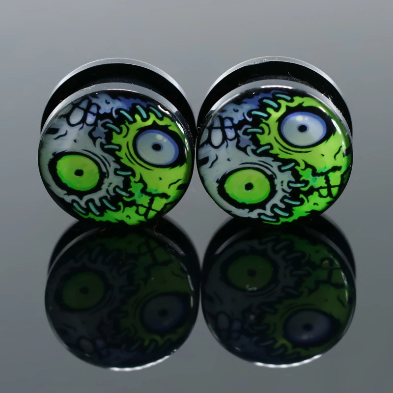 Ear Plugs Piercing Expander Acrylic Stretchers Ear Flesh Tunnel Body Jewelry 1 Pair piercing jewelry,ear piercing jewelry,body piercing jewelry,body jewelry