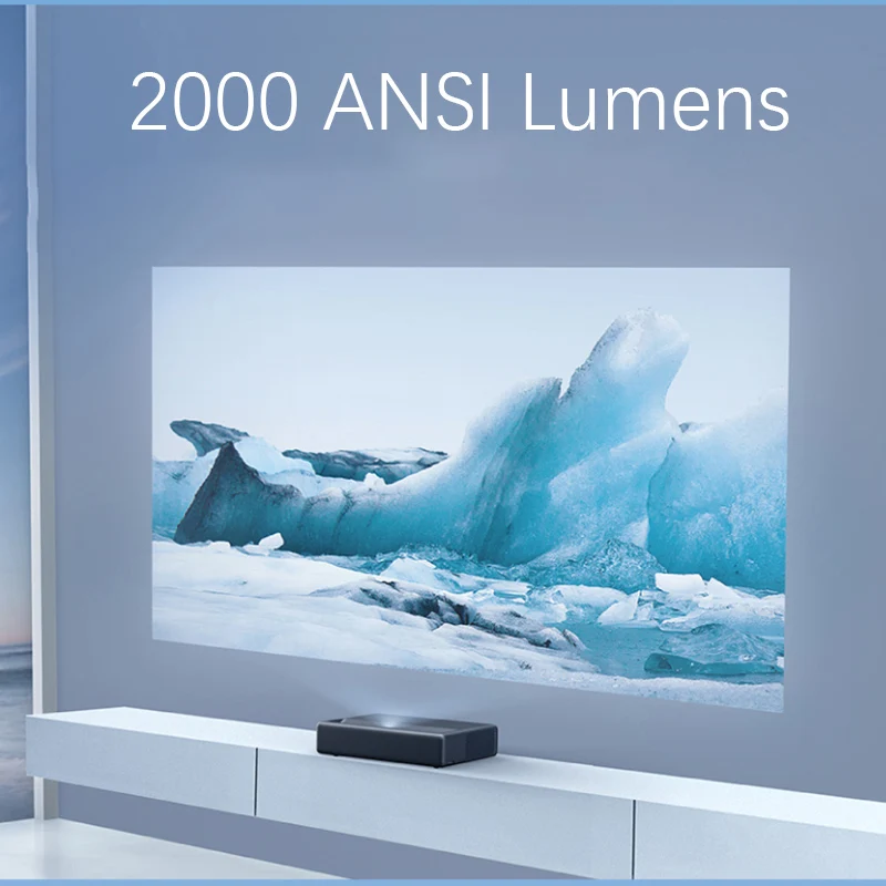 Лазерный проектор Xiaomi Mijia 1S 4K 2000 ANSI люмен для телевизора домашнего кинотеатра ALPD 3