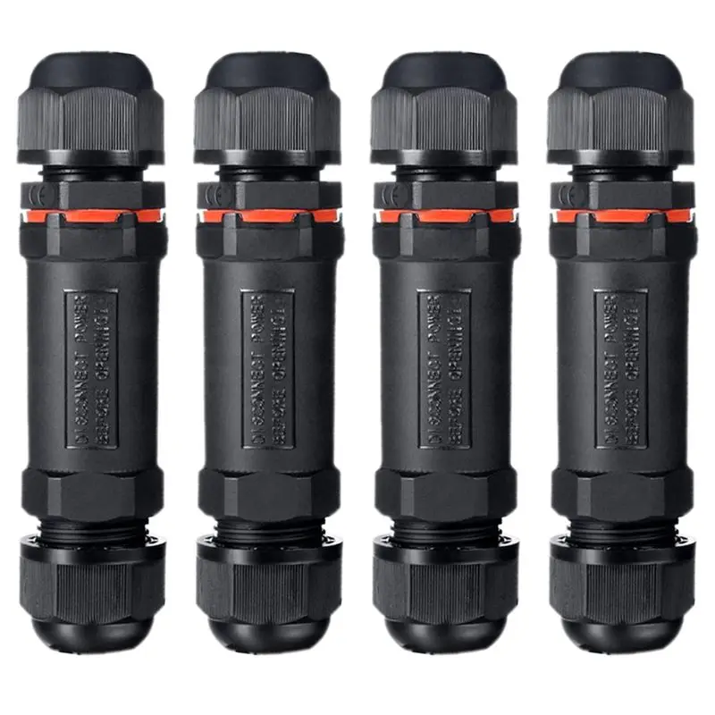 

Junction Box Cable Connector, Waterproof IP68 Sleeve Coupler Outdoor Cable Connection