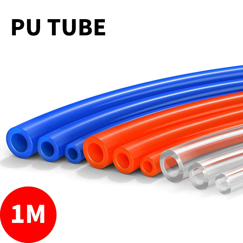 6mm/8mm/10mm/12mm PU Polyurethane Flexible Air Tubing Pneumatic Pipe Tube Hose 