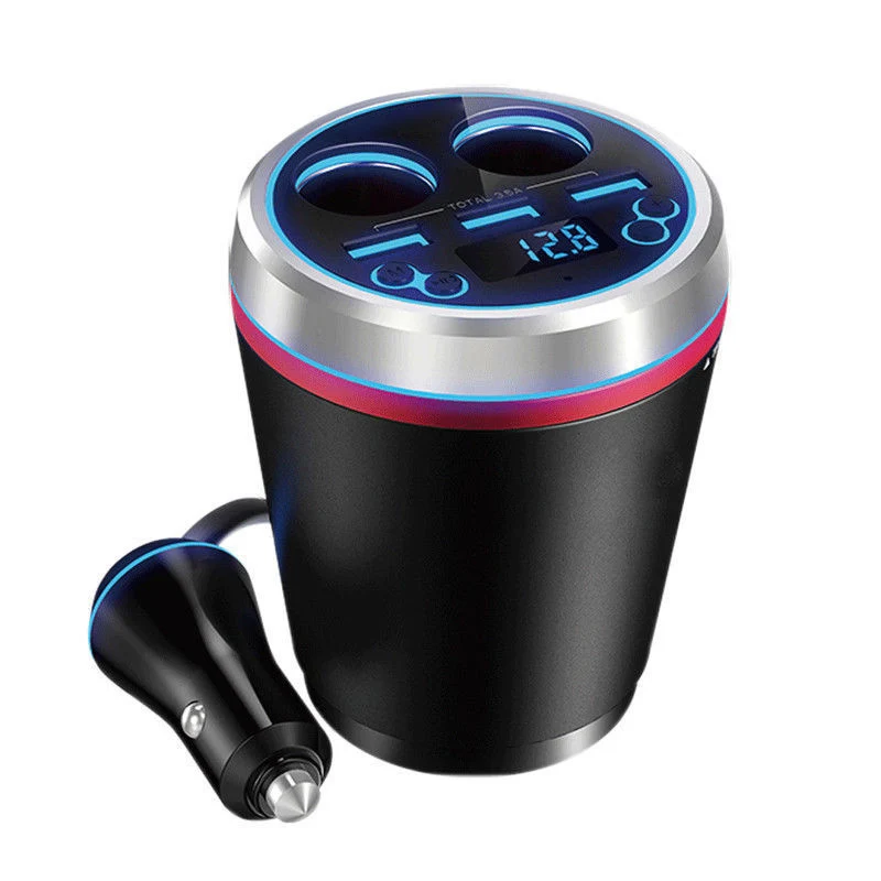 Vehemo сигаретное отверстие 5 В/3.5A чашка Bluetooth чашка зарядное устройство MP3 плеер универсальные автомобильные аксессуары fm-передатчик автомобильное зарядное устройство