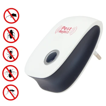 

1PC Ultrasonic Pest Repeller Home Indoor Pest Control Electronic Mosquito Repellent Rodents Insects Mice Bugs Bugs Roaches
