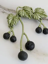  CSxjd 2020 New Vintage Plant Jewelry  Branches Blackberry brooch scarves buckle Accessories 