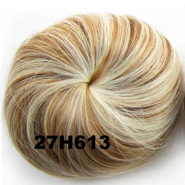 Similler накладные волосы с хвостом пони, резинки для волос, эластичные волнистые кудрявые синтетические шиньоны для волос, шиньон - Цвет: 27H613