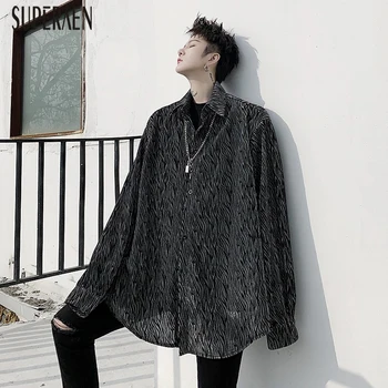 

SuperAen New 2020 Spring Women Shirts Velvet Wild Casual Fashion Ladies Blouses and Tops Long-sleeved Women Clothing