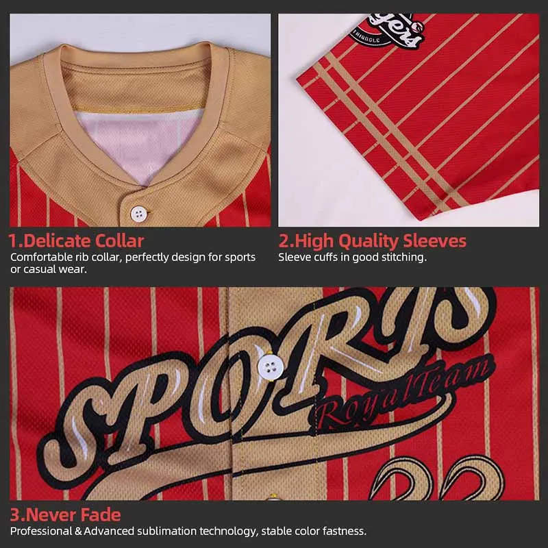 Сделанная на заказ бейсбольная Джерси рубашка из полиэстера сделай сам Мужская