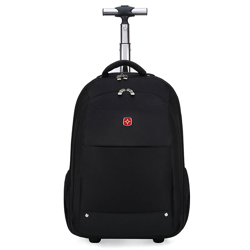 20 Inch Men Rolling Luggage backpack Bag 2 Wheels Wheeled Bag Rolling