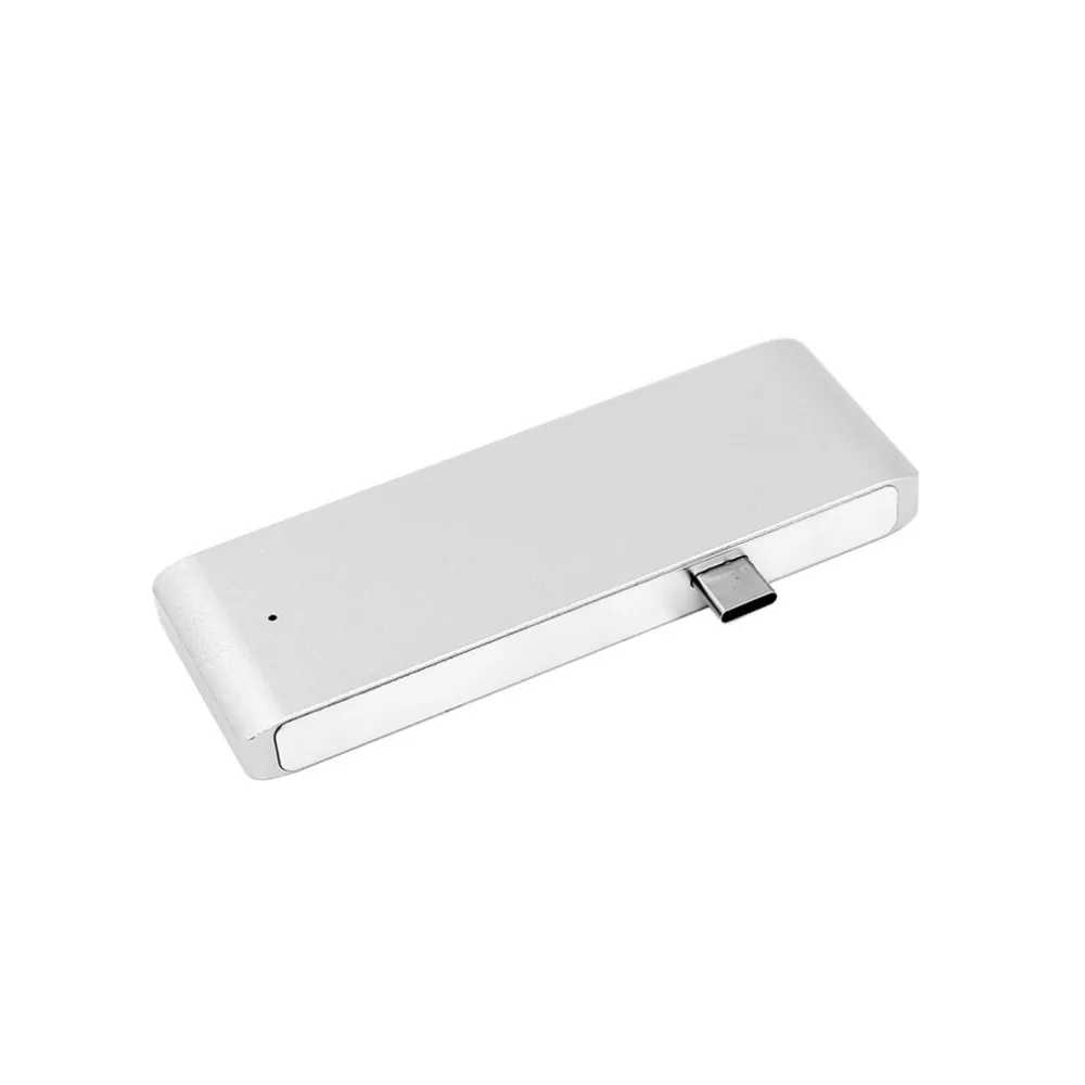 LESHP 5 в 1 type C к USB 3,0 концентратор адаптер для зарядки синхронизации данных кард-ридер многопортовый комбинированный конвертер для Macbook Pro 1" 15"