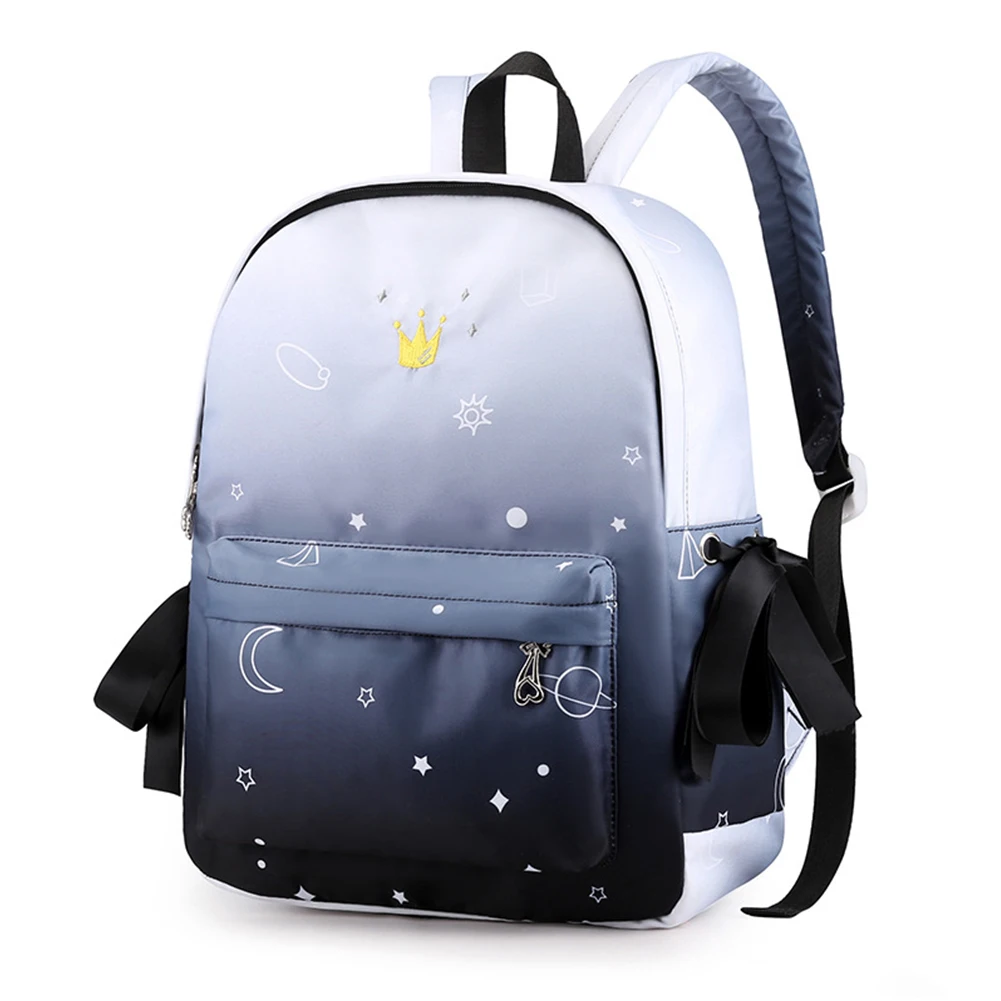

Girls Casual Books Fashion Teenagers Backpack Primary Students Stationery Adjustable Strap School Bag Wear Resistant Outdoor