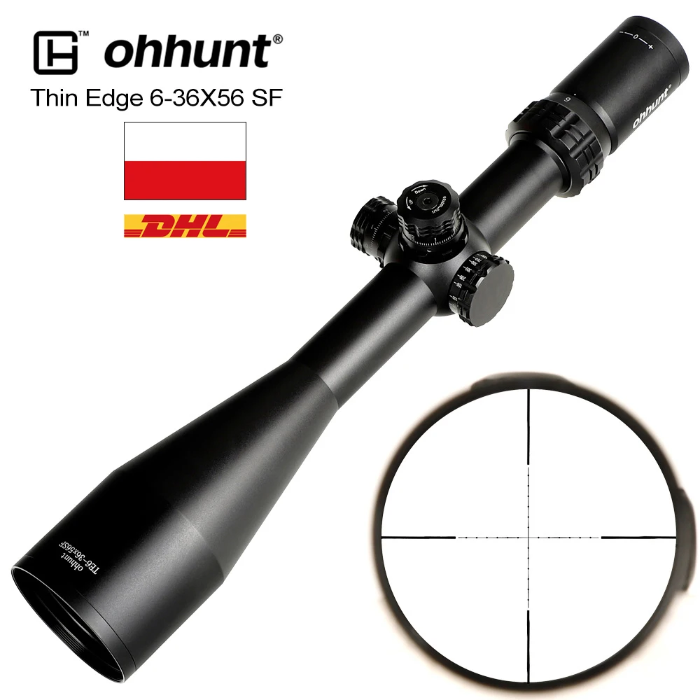 Ohhunt тонкий край 6 36X56 SF охотничий прицел мил точка сетка с боковой Параллакс