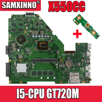 

X550CC Motherboard GT720M I5 CPU For Asus X550C X550CL X552C laptop Motherboard X550CC Mainboard X550CC Motherboard test ok