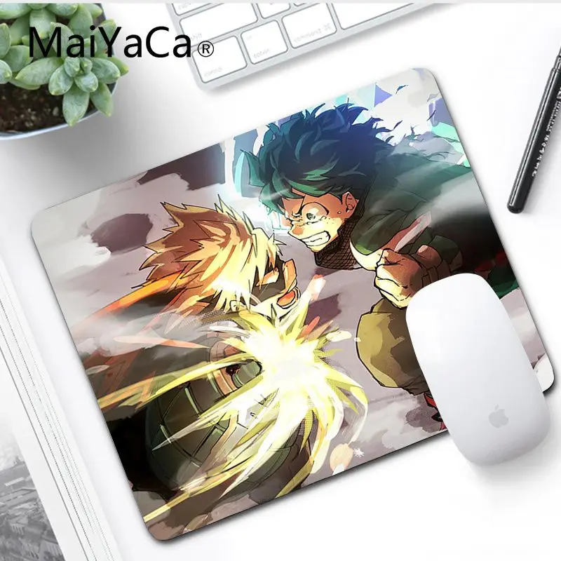MaiYaCa простой дизайн My Hero Academy коврики для мышки ноутбук коврик для мышки в стиле аниме большой коврик для Мыши Компьютерный коврик для ПК