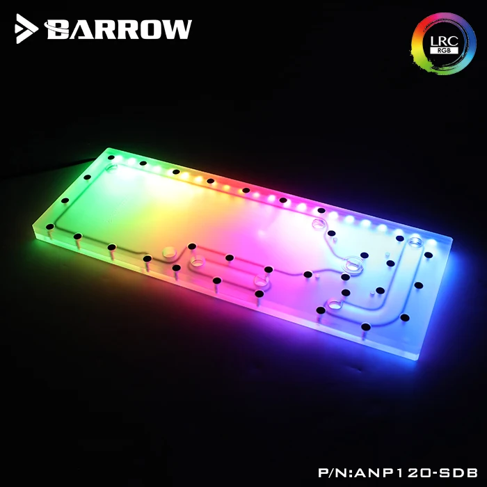 Акриловая плата Barrow в качестве Водного Канала используется для Antec P120 чехол