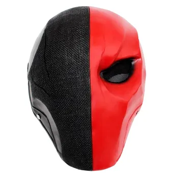 

Carnival Halloween Villain Mask No Eyes Red Black Halloween Mascaras De Terror Halloween Party Accessories Creepy Movie Props