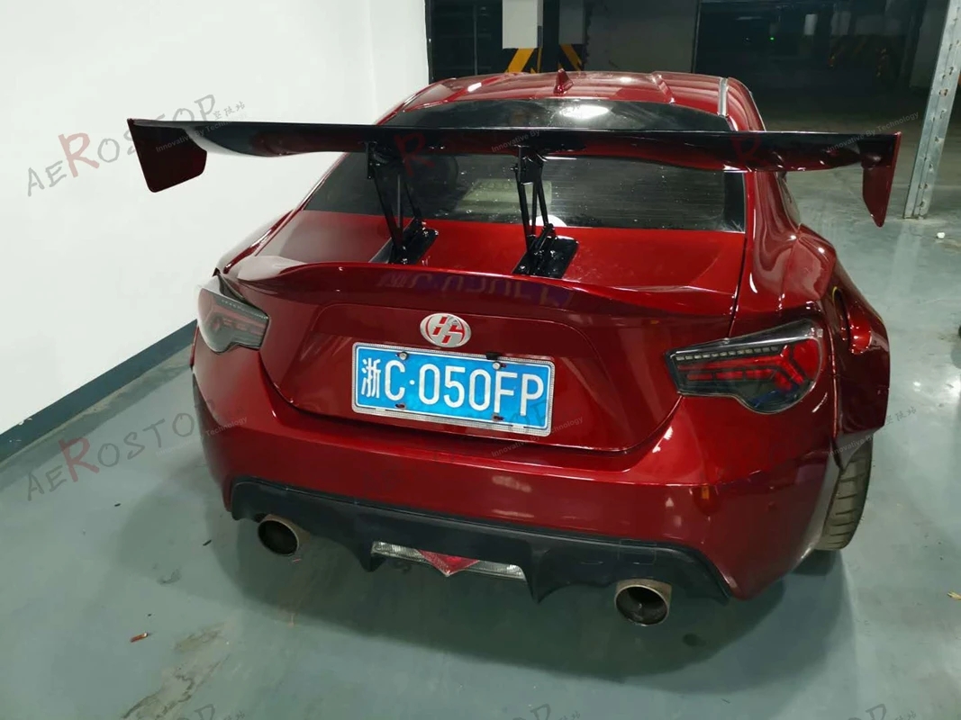Неокрашенный ФАП стекловолокно AIMGAIN GT стиль задний диффузор для губ для-FT86 GT86 FRS BRZ