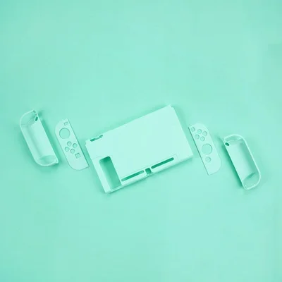 Green Защитный чехол с переключателем, чехол контроллера Joy Con, цветной жесткий корпус, полный чехол для игровой консоли Nintendo doswitch - Цвет: Green