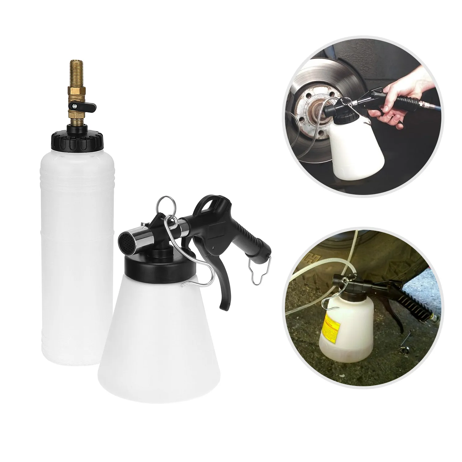 Пневматическая тормозная жидкость Bleeder Kit 90-120 PSI рабочее давление комплексное 2 шт набор автомобильная тормозная система набор инструментов для остановки кровотечения
