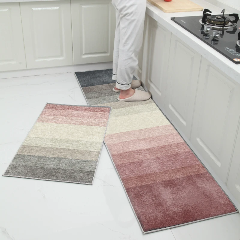  Kitchen Mat Cheaper Anti-slip Modern Area Rugs Living Room Balcony Bathroom Printed Carpet Doormat 