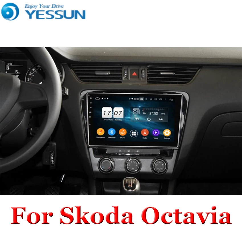 Для Skoda Octavia 3 A7 2013 автомобильный Радио Мультимедиа Видео плеер навигация gps Android 9,0 No 2din Восьмиядерный