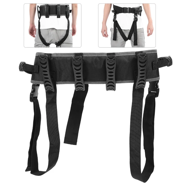 Transfert Ceinture mobile avec poignée en caoutchouc Patient handicapé âgé Soins  infirmiers Marche en toute sécurité Aide à la marche Thérapie Fauteuil  roulant Lit Mobilisateur Ceinture