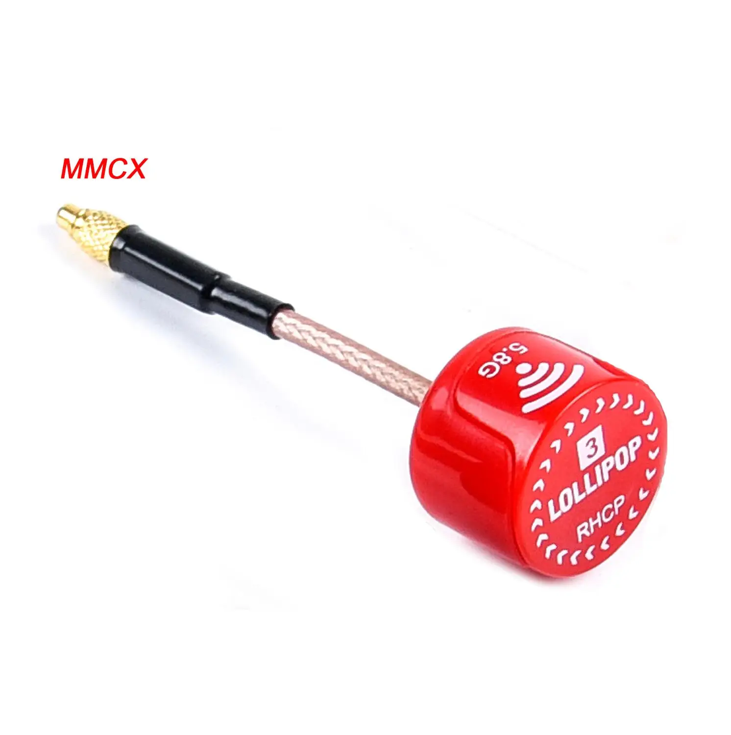 Lollipop MMCX Пагода 2/леденец/BlackSheep/Stubby 5,8 ГГц FPV антенна SMA/RP-SMA/MMCX/UFL Разъем для RC FPV гоночный Дрон Квадрокоптер - Цвет: Lollipop MMCX