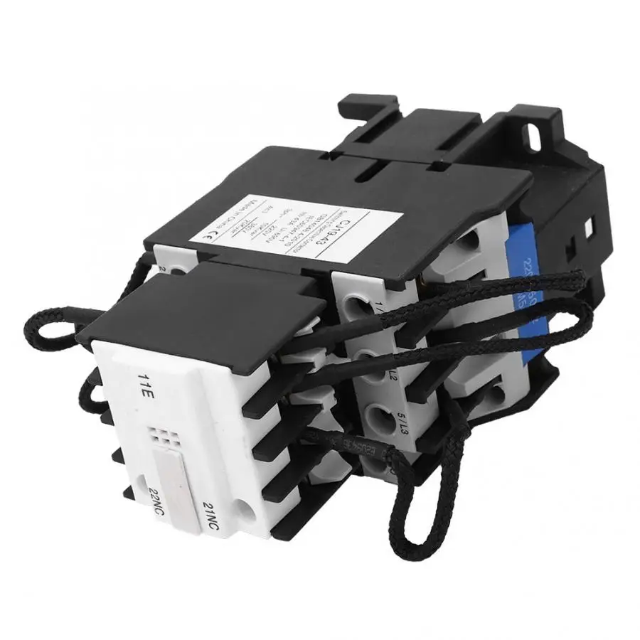 AC 220V контактор CJ19-43/11 переключатель над контактором 43A 1NO 1NC контактор конденсатора
