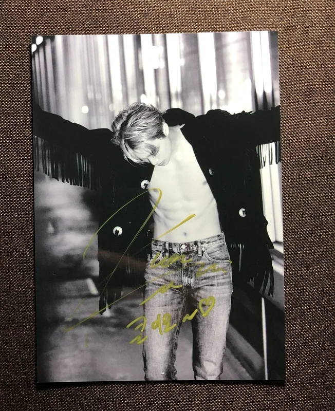 SuperM KAI 金钟仁 签名照  1 (1)