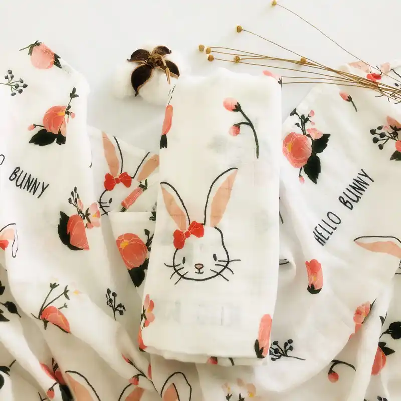 bunny swaddle blanket