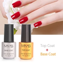 1 бутылка 7 мл лаки для ногтей гель для базового покрытия лак для ногтей Дизайн Мат для ногтей гель для полировки ногтей УФ-светодиодный Soak Off многоцелевого использования Топ BaseTSLM1